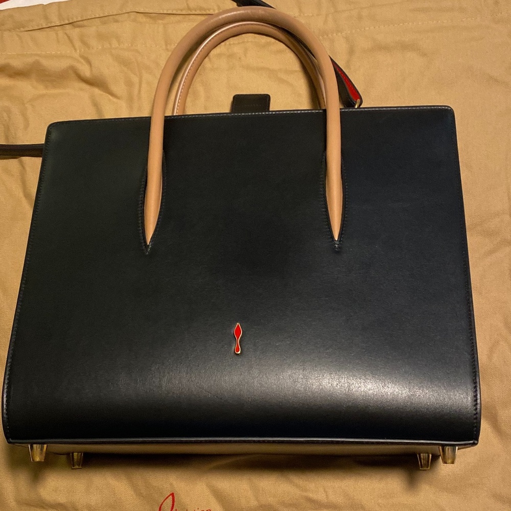 Christian Louboutin Large Paloma Black Leather
